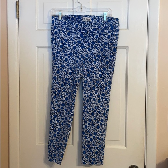 Blue and Whit Pixie cut pants - Picture 2 of 2